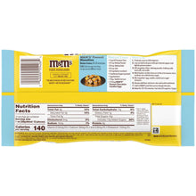 Back of candy bag showing nutrition facts and feeding directions.