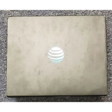Streaming media player top panel with concentric wireless logo