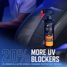 Single dark-blue spray bottle with red-and-black trigger nozzle for exterior protection