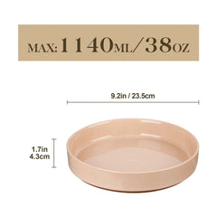 vancasso Pasta Bowls, Stoneware Salad Bowls Set of 4, Large Serving Bowls, Soup Bowls White - USA MEGA SHOP