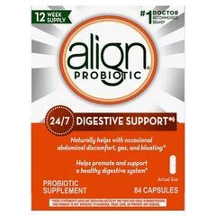 Align Probiotic Supplement for Daily Digestive Health Capsules (84 Ct.)