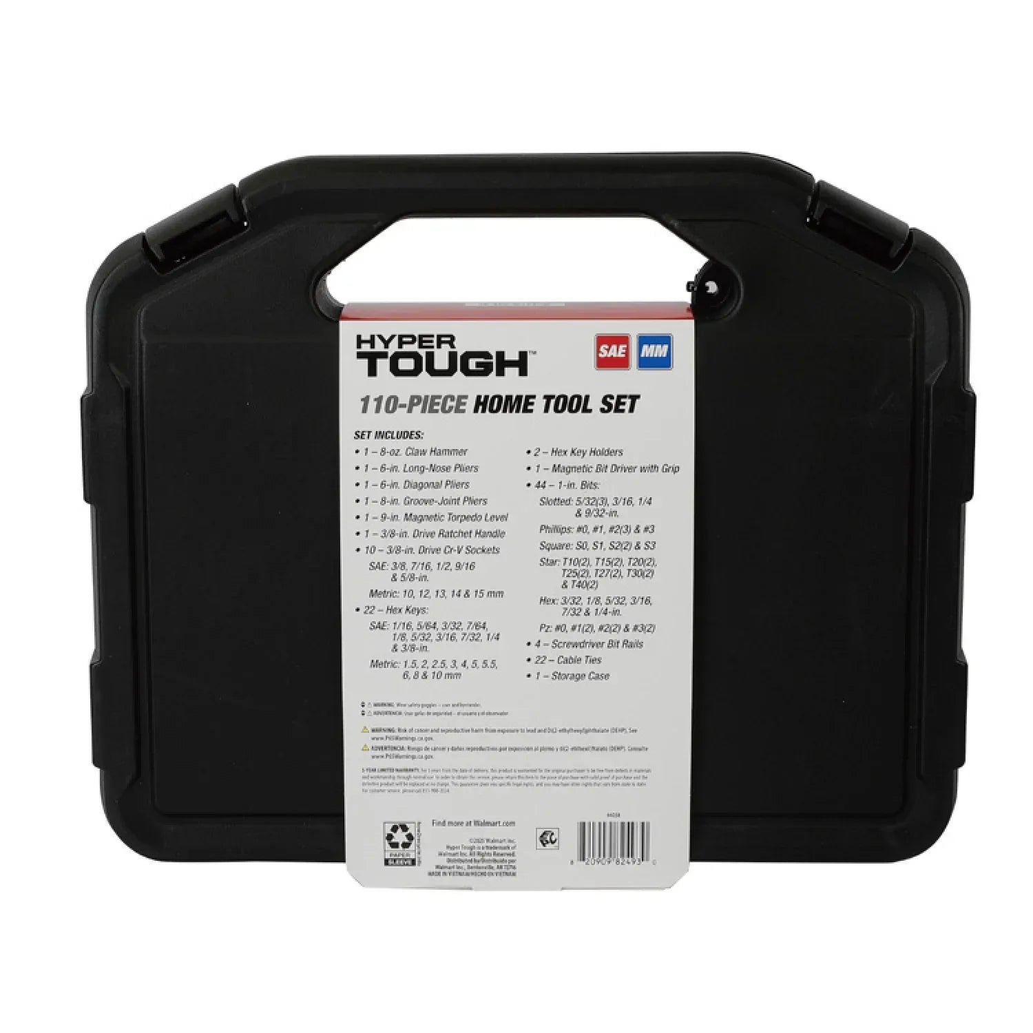 Hyper Tough 110-Piece Tool Set