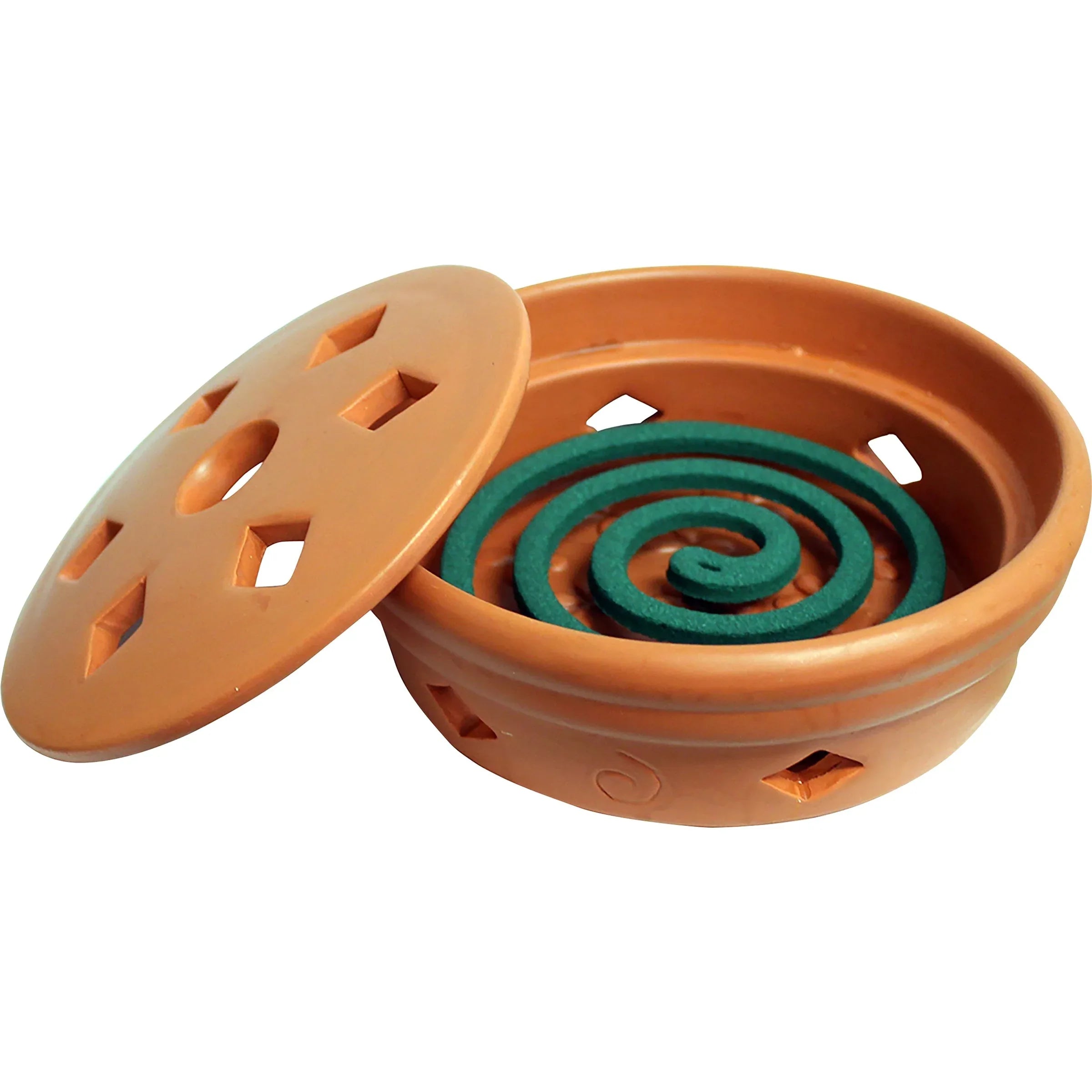 PIC Mosquito Coils with Terra Cotta Burner, Mosquito Repellent, 3 oz, 5 Pc Box - USA MEGA SHOP