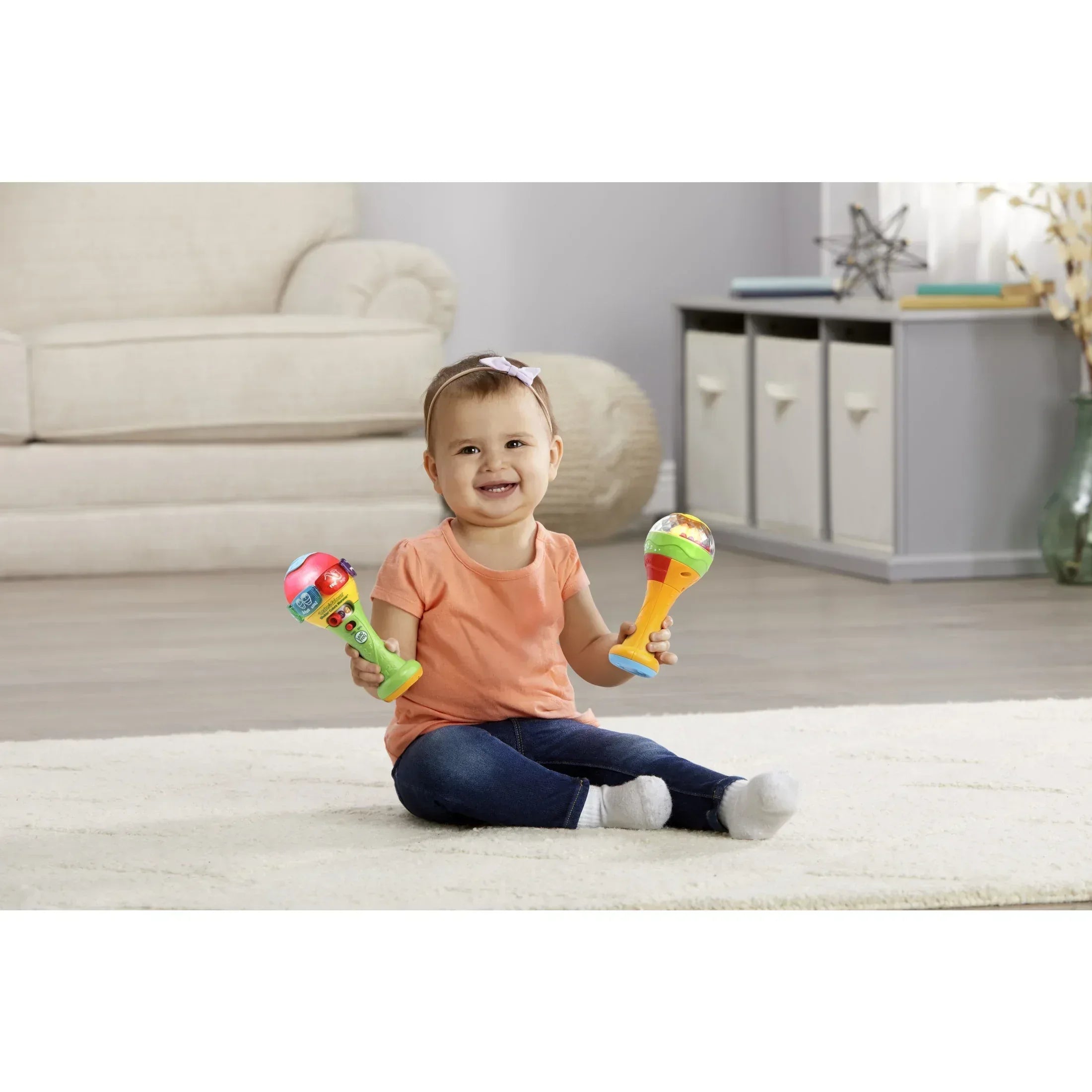LeapFrog Learn and Groove Shakin' Colors Maracas, Bilingual Toy for Toddlers, 6-36 Months - USA MEGA SHOP