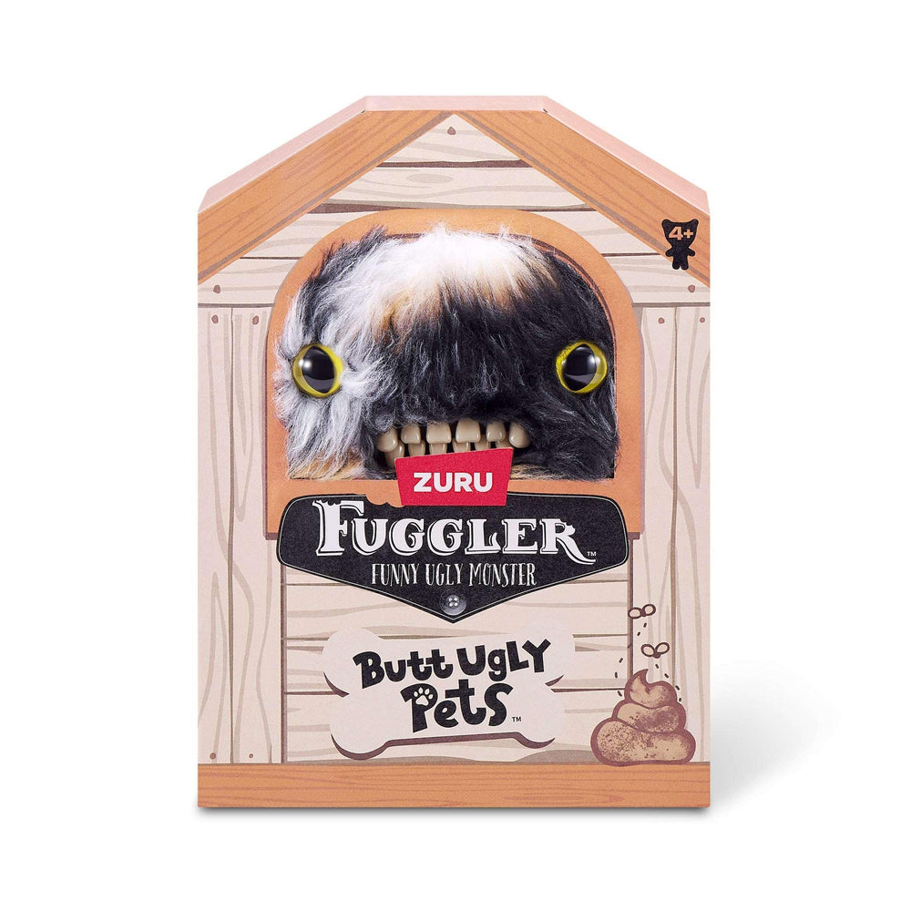 Fuggler Butt Ugly Pets 9 inch (Cheezee - Calico Cat), Ugly Monster Stuffed Animal Toy by ZURU - USA MEGA SHOP