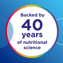 Backed by 40 years of nutritional science badge for Centrum Men Multigummies