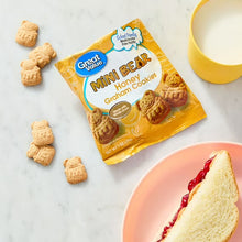 Great Value Mini Bear honey graham cookies snack pack with small cookie pieces