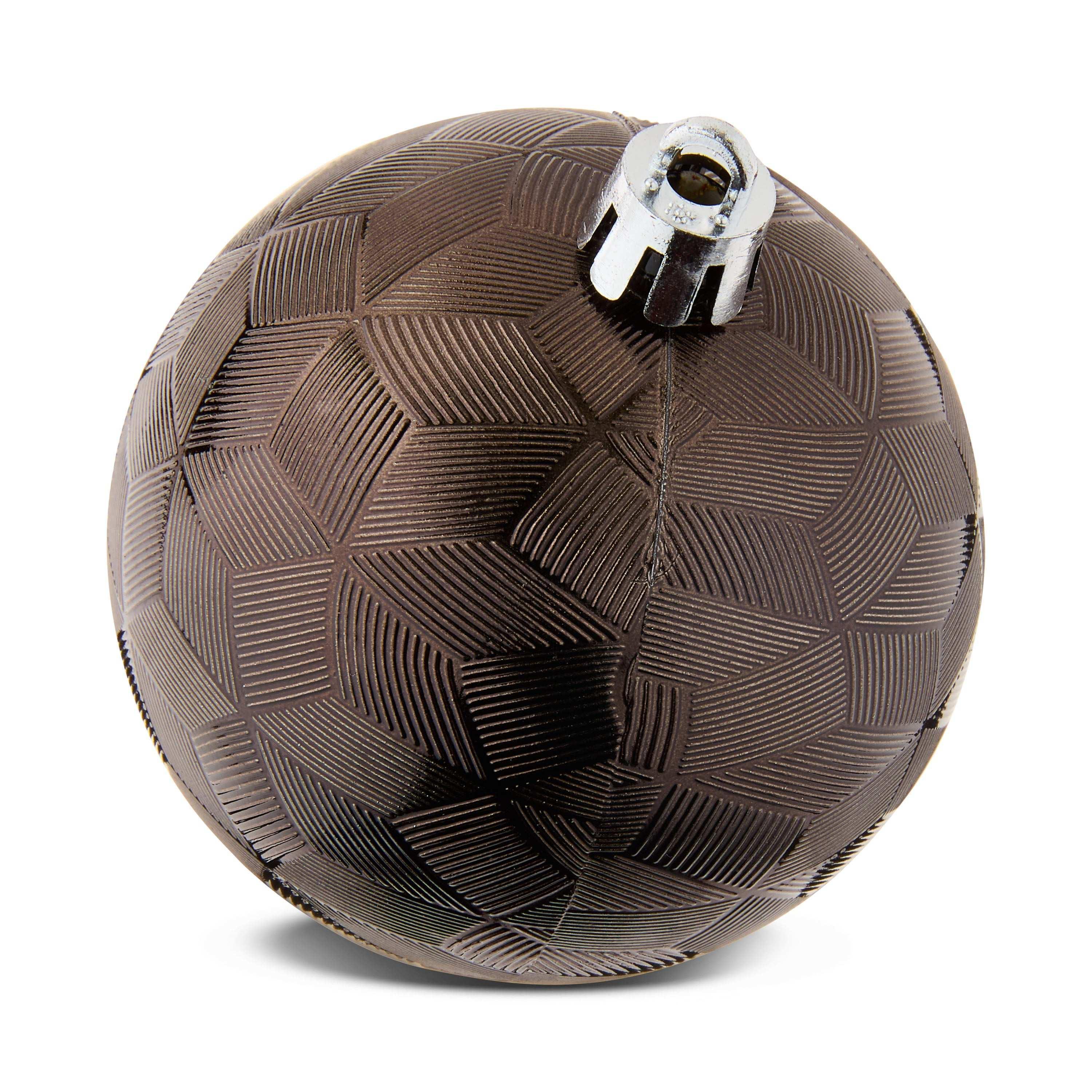 50-Count Brown Shatterproof Ball Christmas Ornaments, by Holiday Time