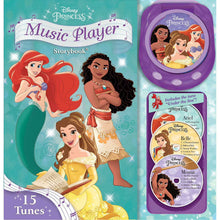 Disney Princess Music Player Storybook cover with a purple player and 15 tunes