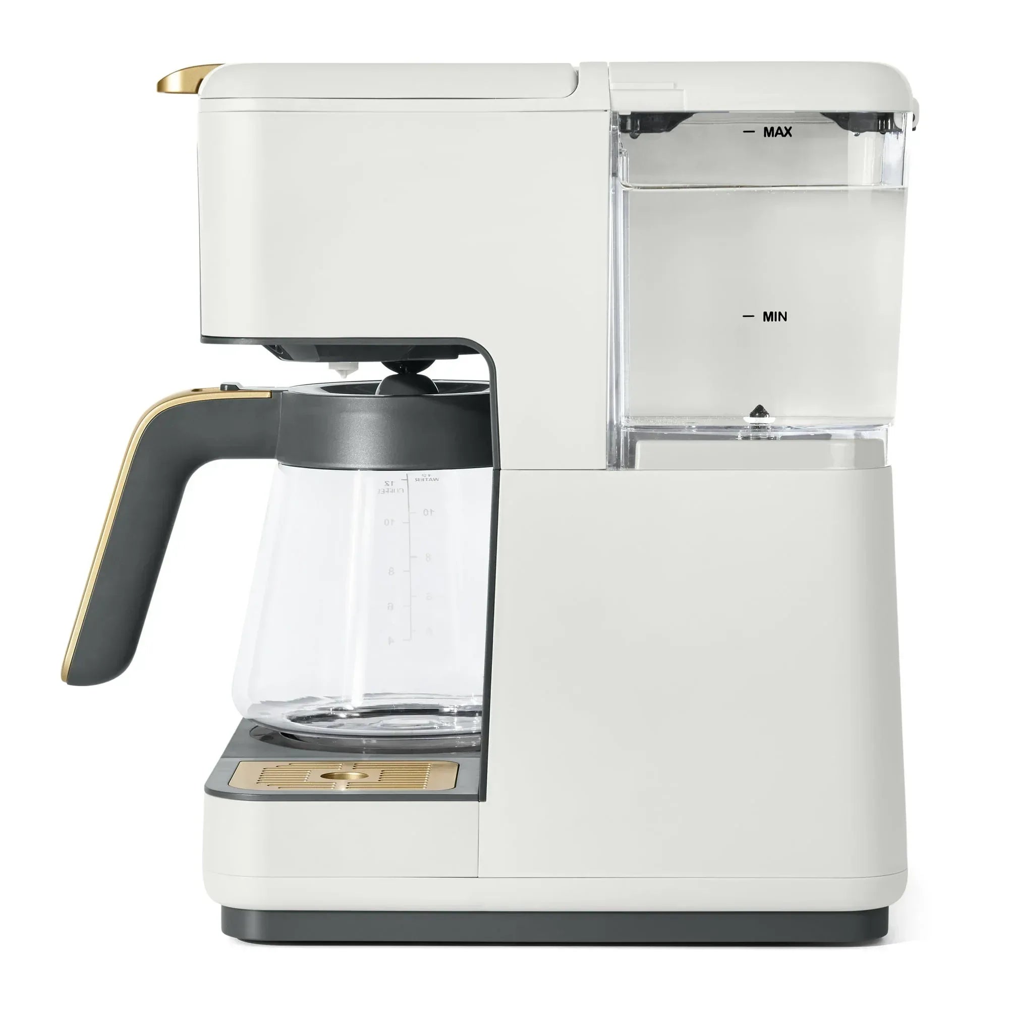 Beautiful Multi-Brew 12-Cup Programmable Drip & Single-Serve Coffee Maker, White Icing by Drew Barrymore