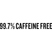 Folgers decaf claim: 99.7% caffeine free text on label