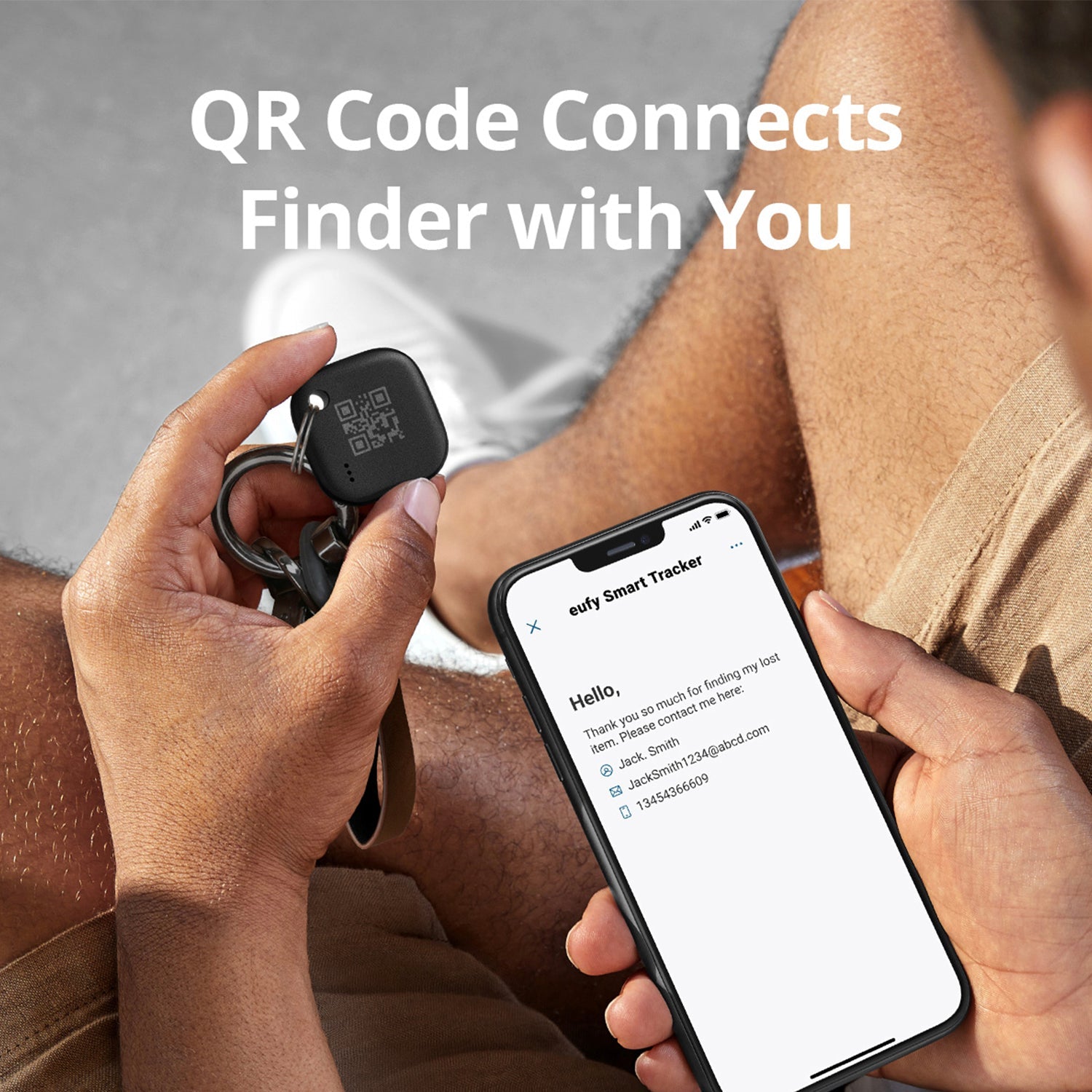 eufy SmartTrack Link, 2-Pack, iOS Only, E87B0011-4, Black, New