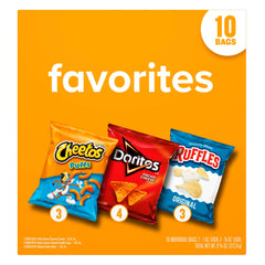 Frito lay Favorites Multipack Mix 9.625 oz Snack Chips Assortment 10 pack