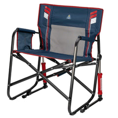 GCI Outdoor Freestyle Rocker XL Oversized Foldable Rocking Camp Chair, Americana - USA MEGA SHOP