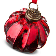 6 Count Red Glass Ball Christmas Ornaments, 3", by Holiday Time