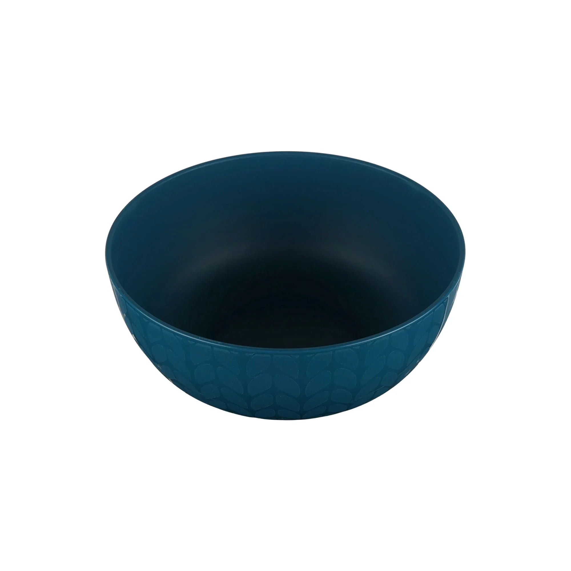 Mainstays 30-Piece Plastic Braided Pattern Dinnerware Bundle Set, Navy