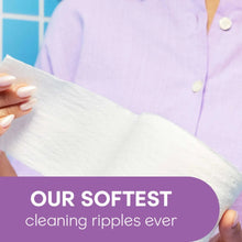 Cottonelle soft toilet paper sheet on a roll, white