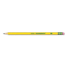 Ticonderoga HB #2 yellow-barrel woodcase pencil with pink eraser tip
