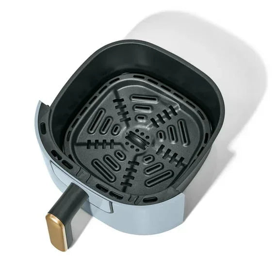 Beautiful 3 Qt Air Fryer with TurboCrisp Technology, EverGood Ceramic Nonstick Coating, Thyme Green by Drew Barrymore
