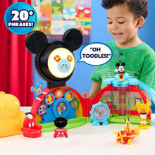 Mickey Mouse clubhouse playset with light-up Mickey face control and accessory figures