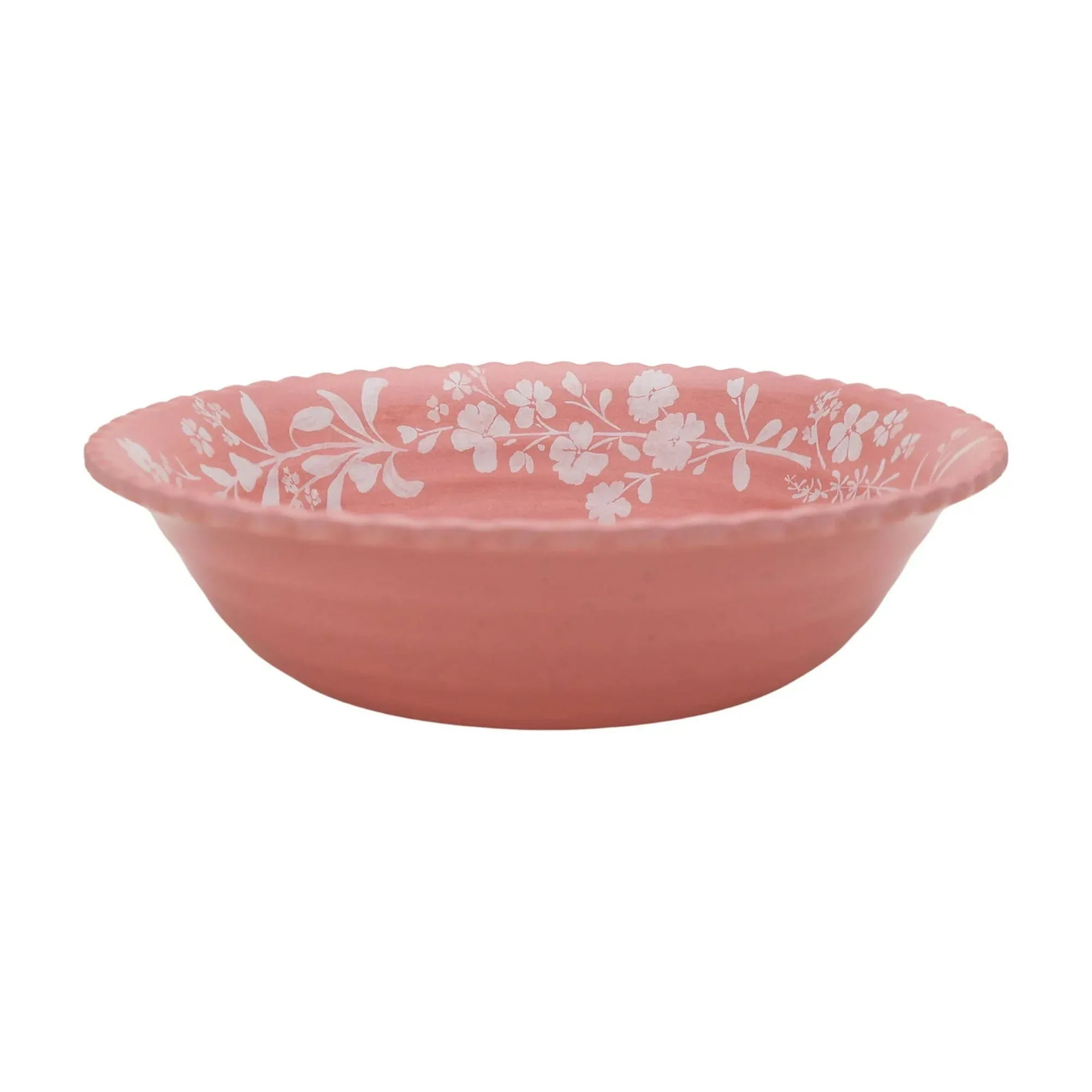 The Pioneer Woman Daisy 12-Piece Bamboo Melamine Dinnerware Set, Pink