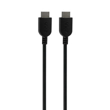HDMI cable with two black male connectors