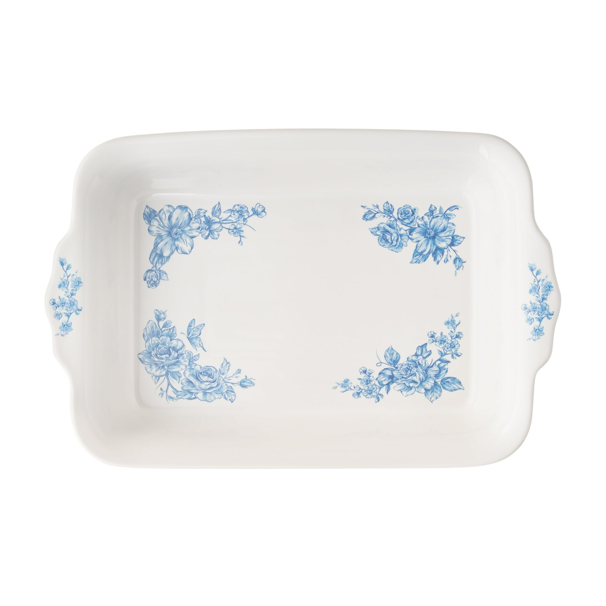 The Pioneer Woman Agatha Small Rectangular Baker with Lid, 7" x 11"