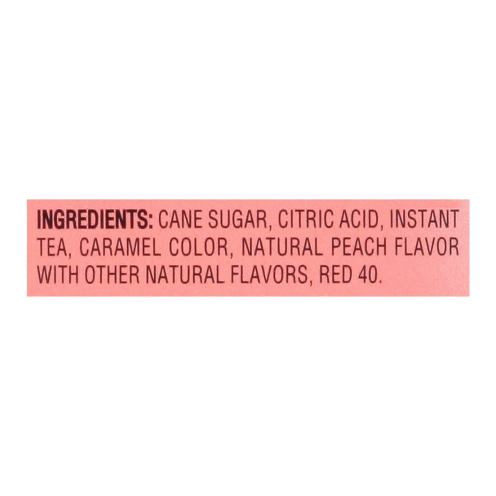 4C Powdered Drink Mix, Natural Peach, 66.1 oz, 1 Ct