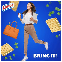 Sandwich Crackers, Captain'S Wafers Cream Cheese and Chives, 8 Packs, 6 Sandwiches Each
