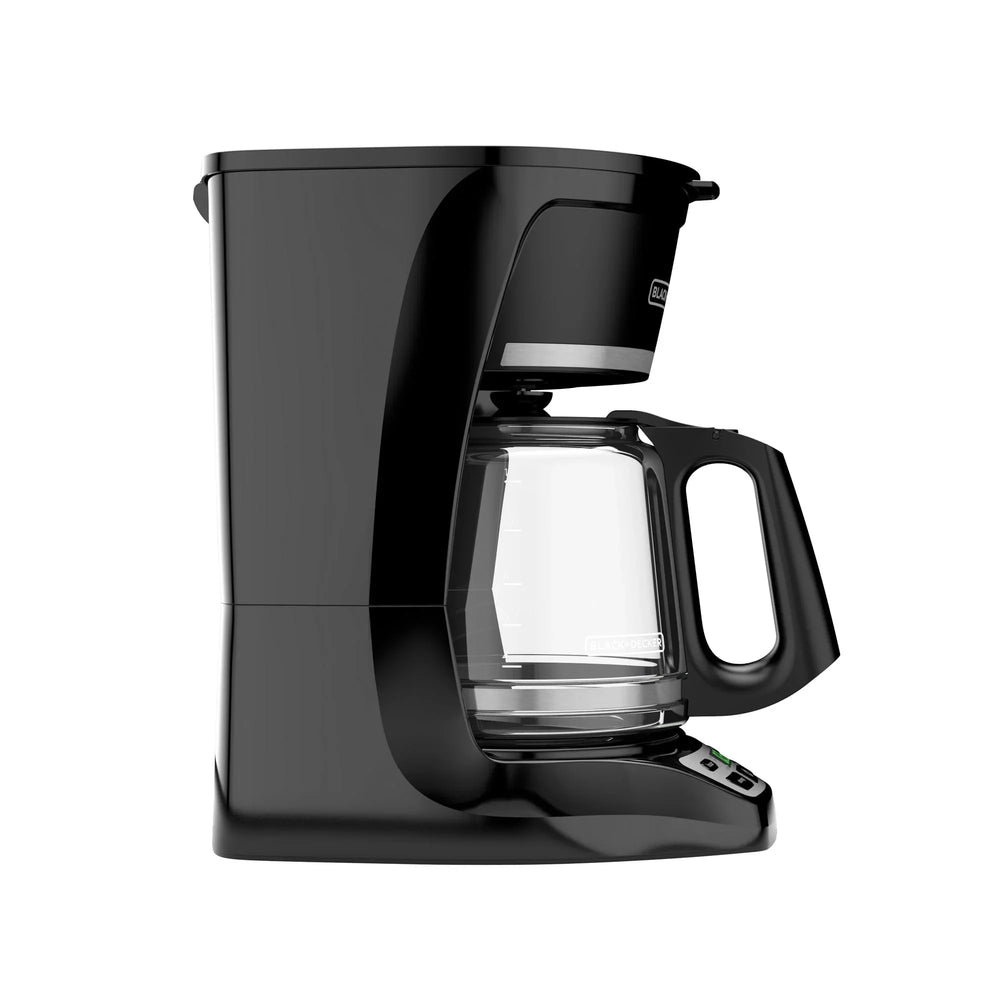 BLACK+DECKER Programmable 12-Cup Drip Coffee Maker with Custom Brew Strength, Black - USA MEGA SHOP