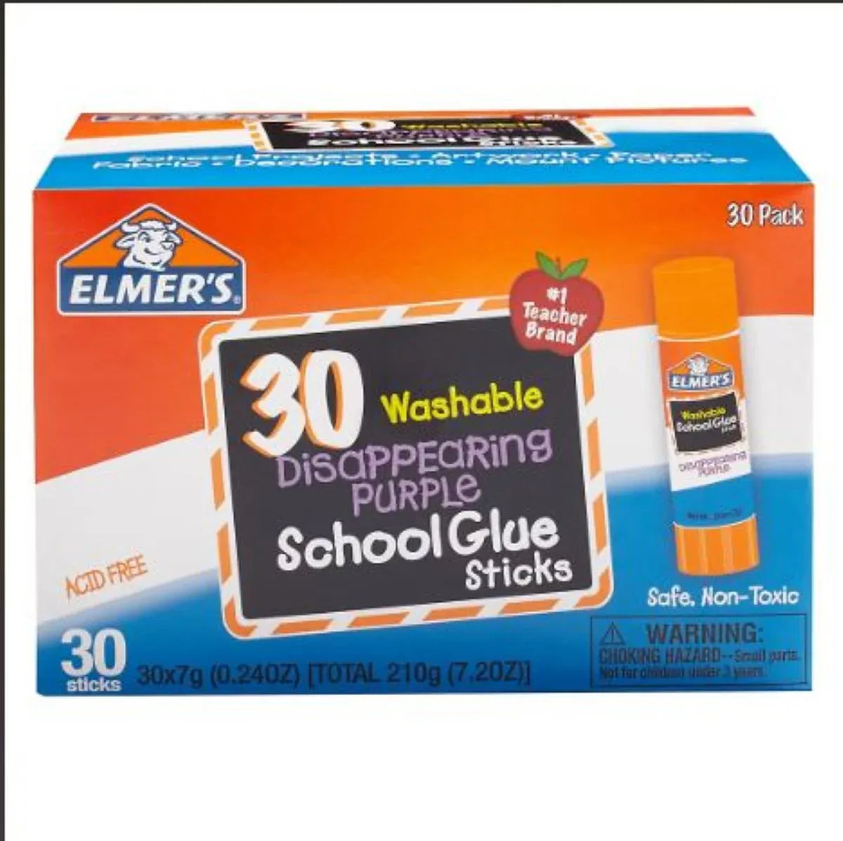 Elmer's Disappearing Purple School Glue Sticks, 30 ct. - USA MEGA SHOP