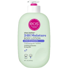 eos Shea Better Body Lotion- Creme de Pistachio, Soothes Dry Skin, 16 fl oz