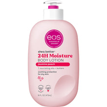 Shea better 24H Moisture body lotion bottle, jasmine peach, 16 fl oz