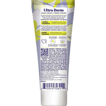 eos Hand cream tube back panel with ingredients and directions