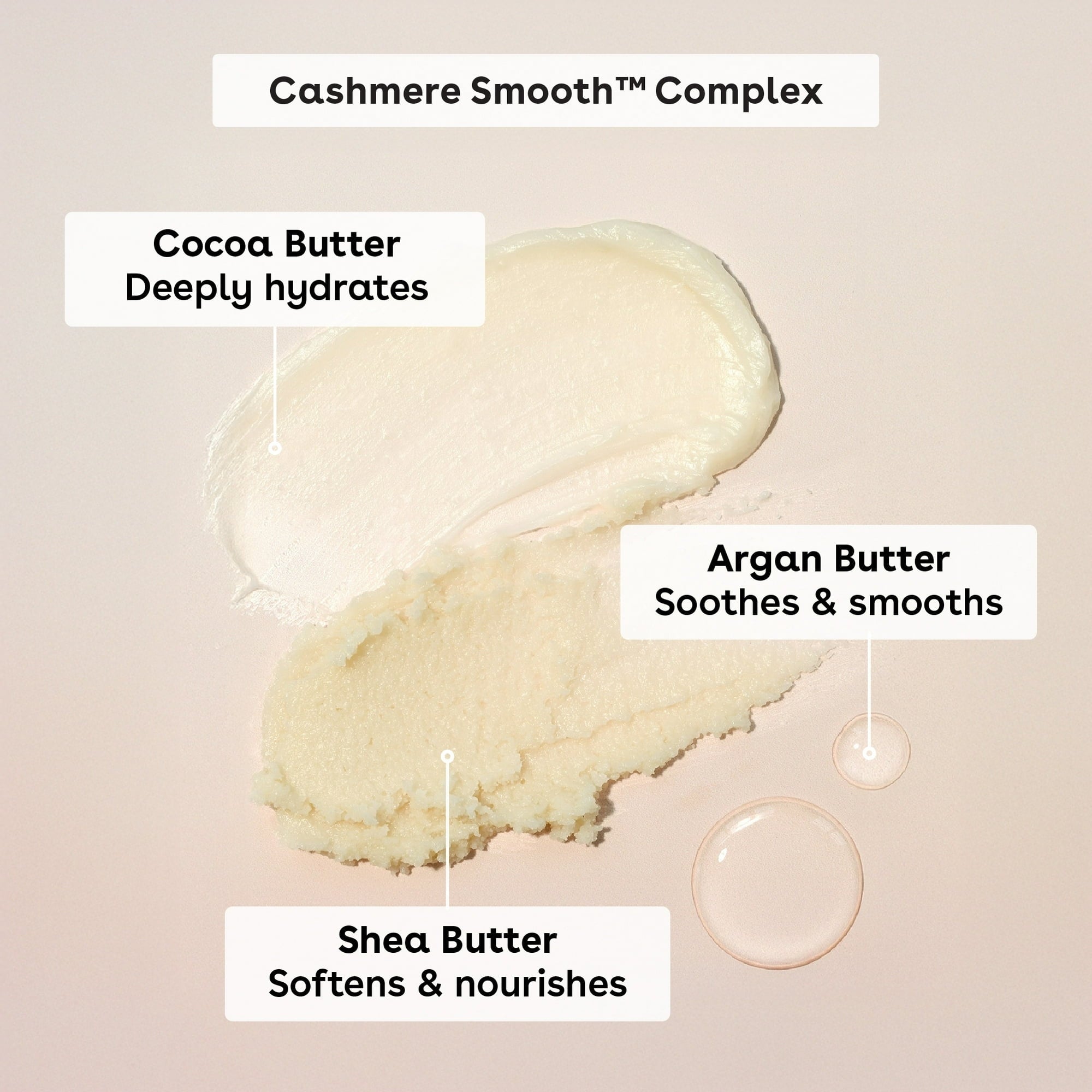 eos Vanilla Cashmere Whipped Body Butter, Rich Moisture, Deep Hydration for Dry Skin, 10 oz
