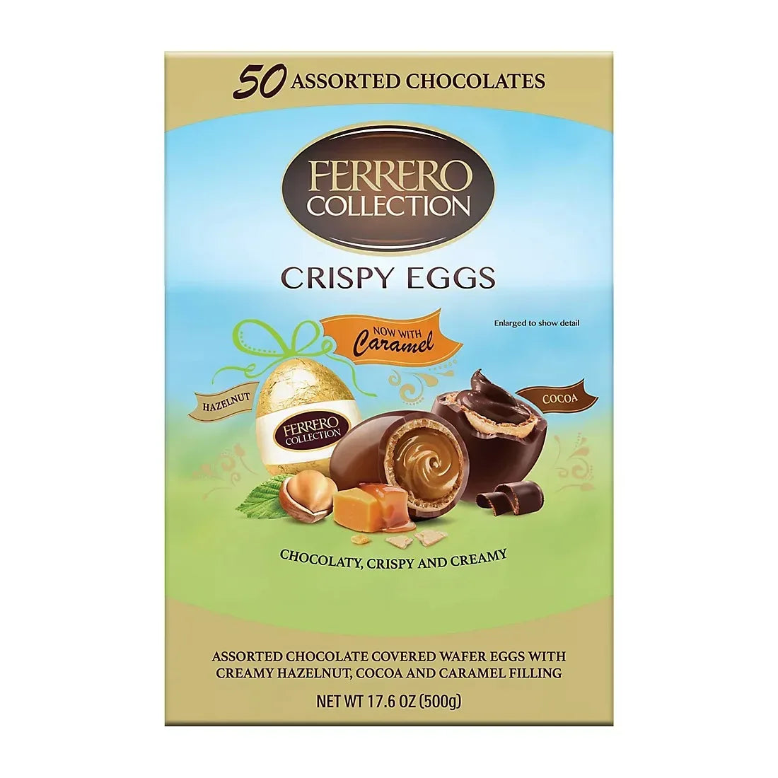 Ferrero Collection Assorted Eggs, Hazelnut, Cocoa And Caramel, 50 ct.