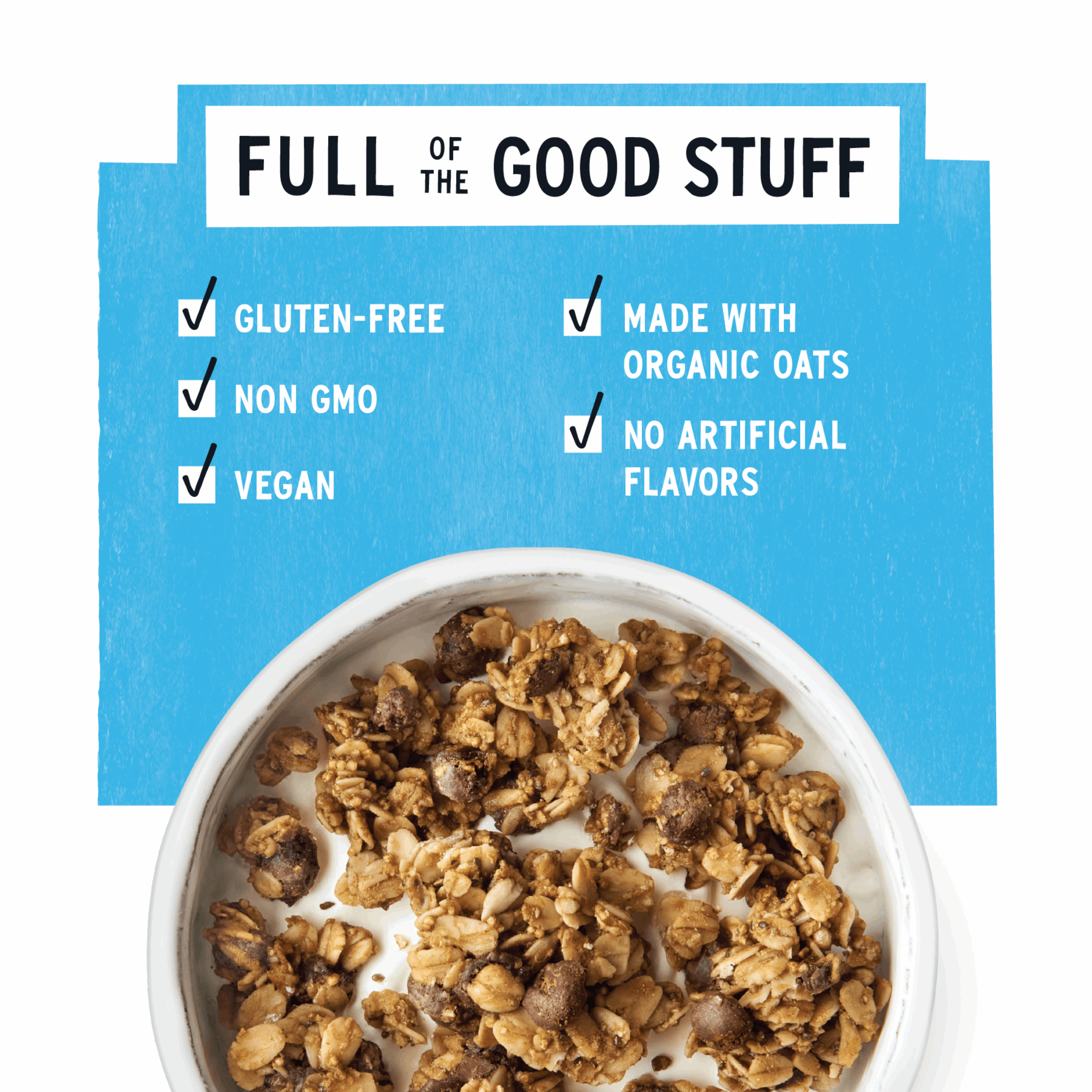 Purely Elizabeth Ancient Grain Granola, Vanilla Chocolate Chip, 10 oz Bag