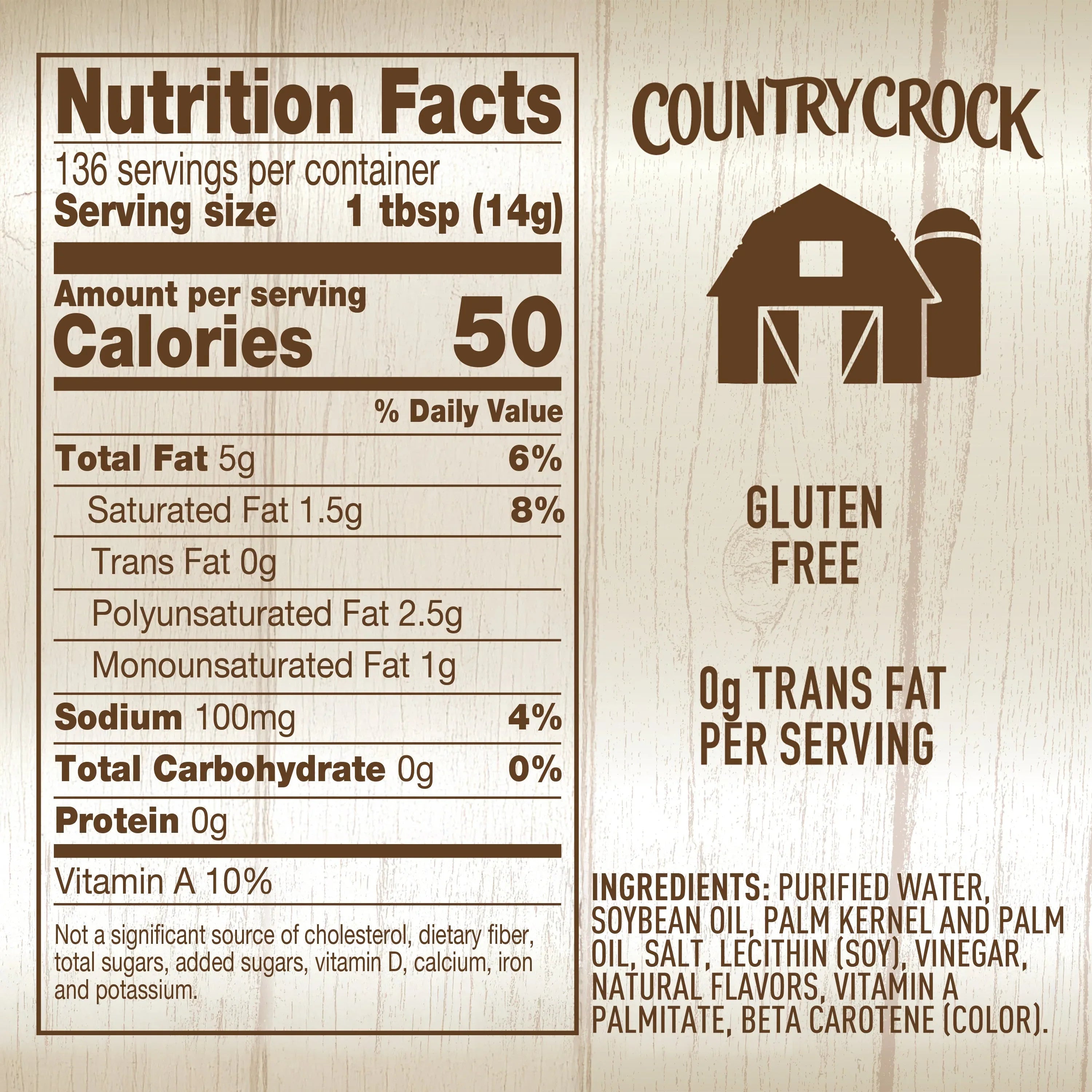 Country Crock Original Buttery Spread Tub, 67.5 oz - USA MEGA SHOP