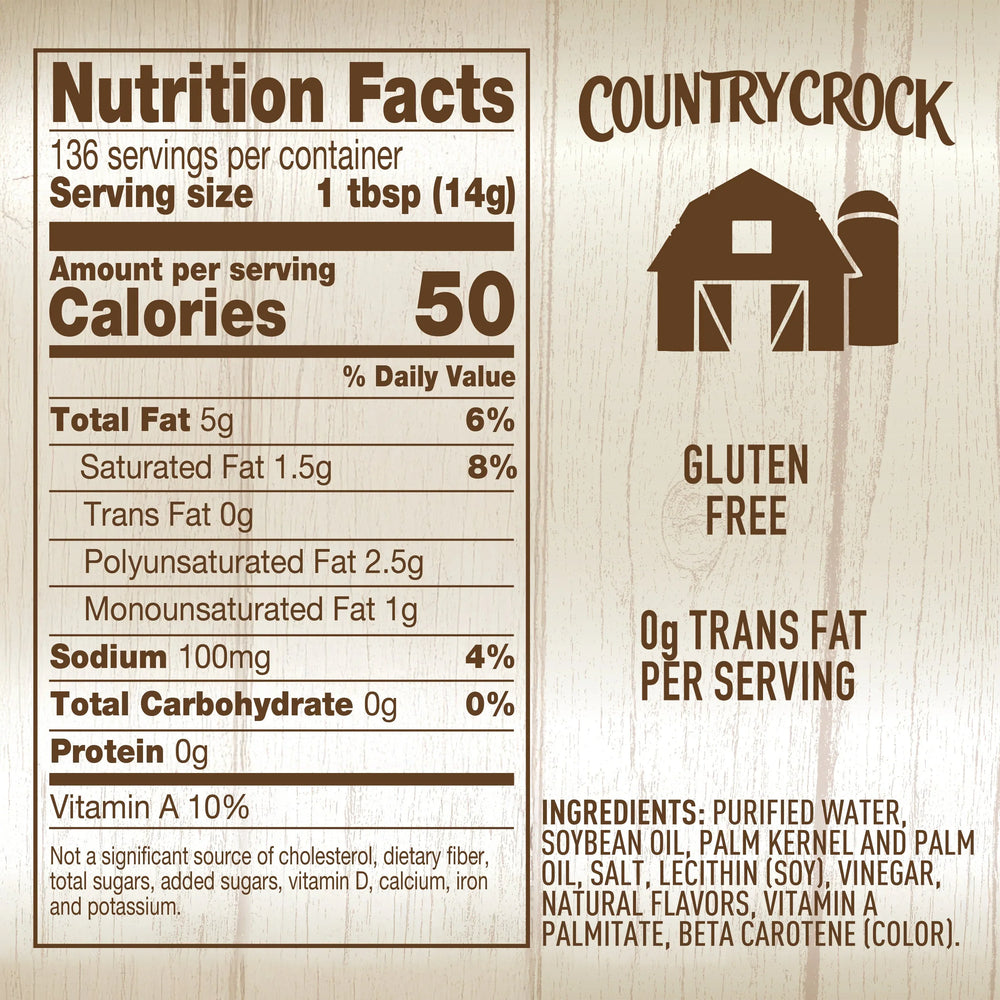 Country Crock Original Buttery Spread Tub, 67.5 oz - USA MEGA SHOP