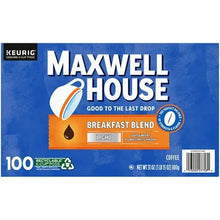 Breakfast Blend light roast K-Cup coffee pods box, 100 count, recyclable, Keurig