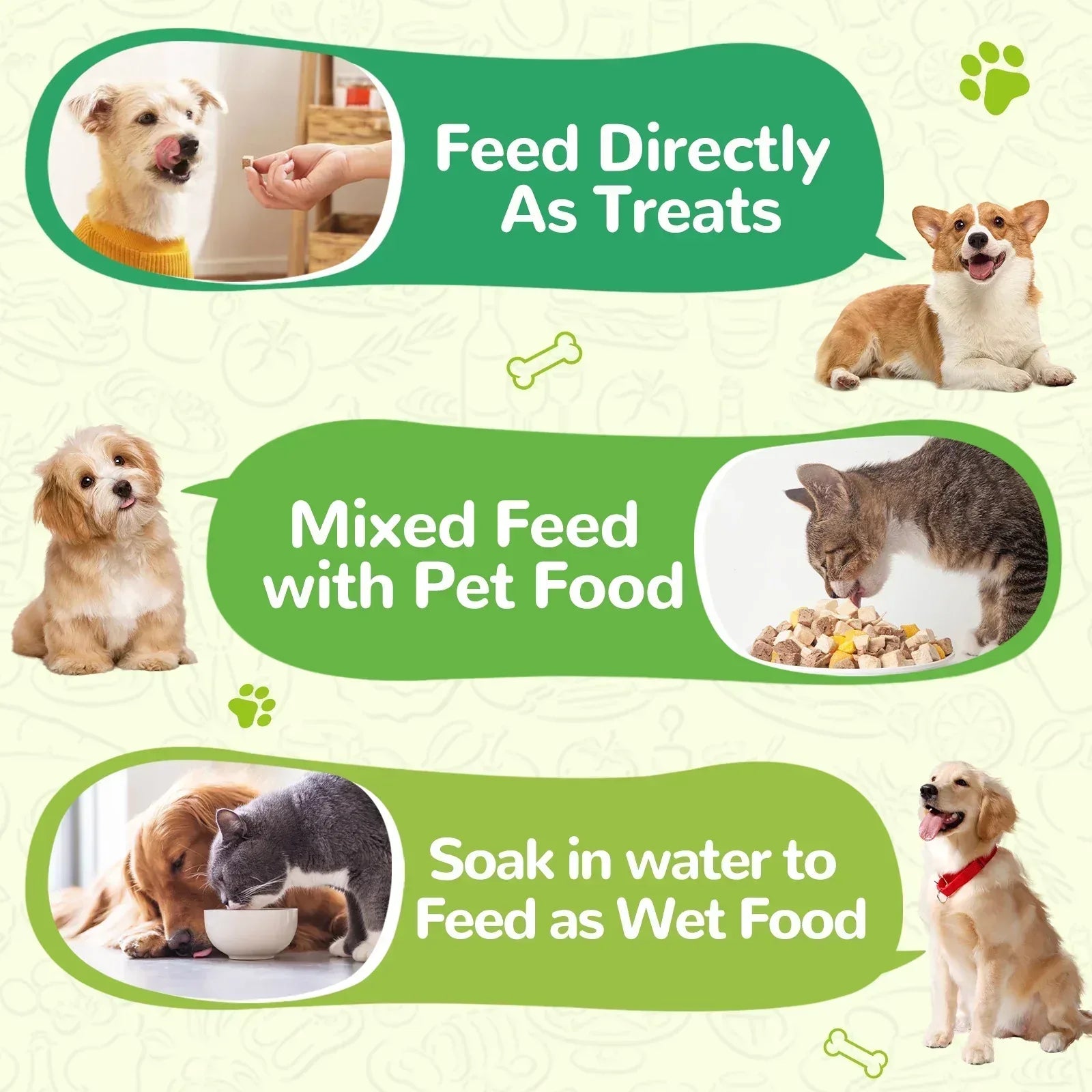 PAWUP Chicken Liver Freeze Dried Dog and Cat Treats, Single Ingredient, Grain Free, No Additives, High Protein Dog Toppers for Training, 4.6oz - USA MEGA SHOP