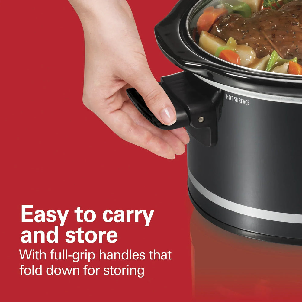 Hamilton Beach 8 Qt Slow Cooker, Stoneware Crock with Removable Pot - USA MEGA SHOP