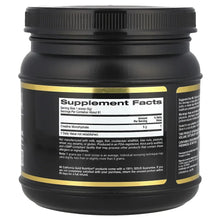 Creatine monohydrate supplement jar supplement facts label panel