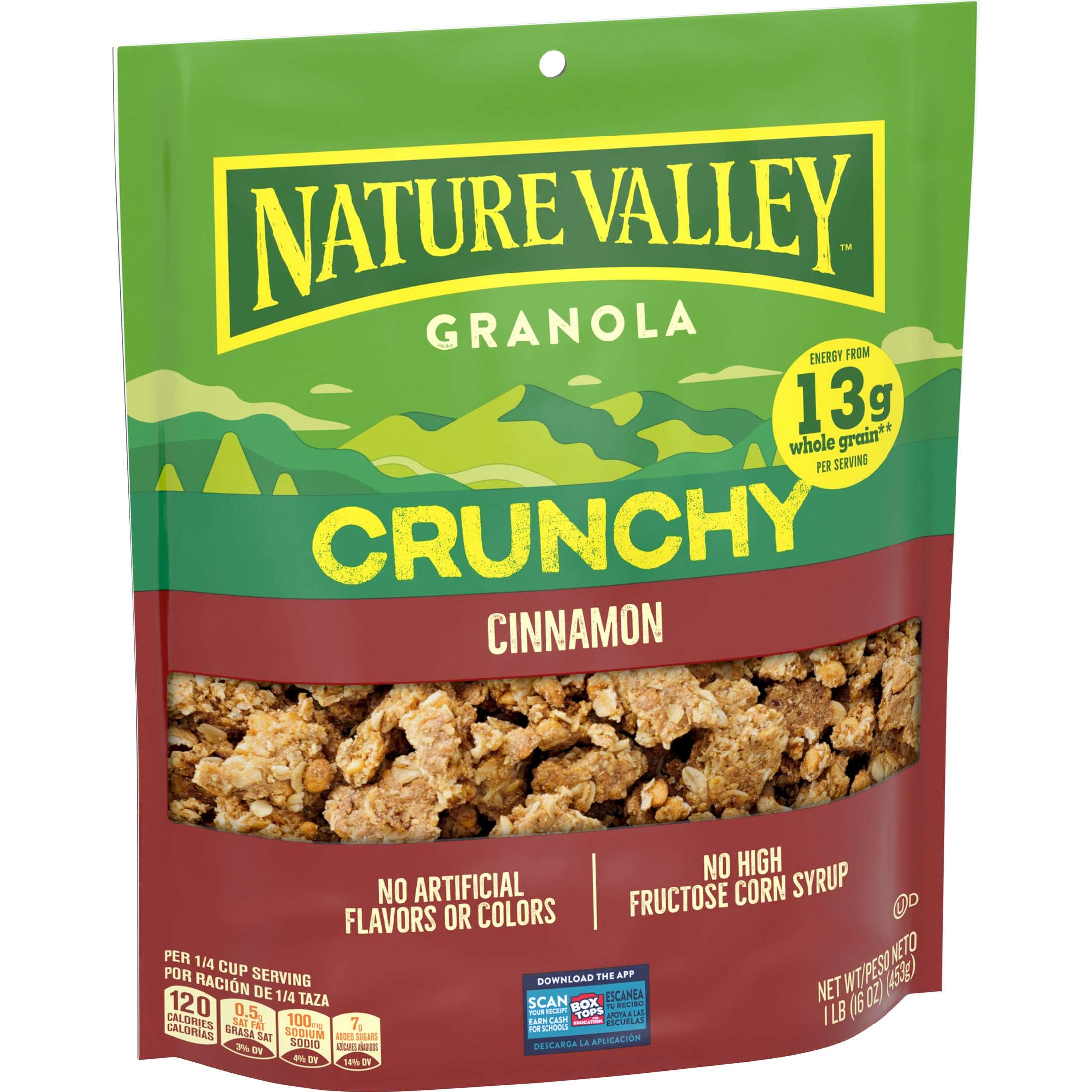Nature Valley Crunchy Cinnamon Granola Pouch, 16 oz