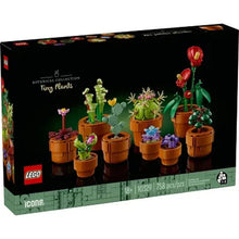LEGO Icons Tiny Plants box showing green and red building plants in terracotta pots