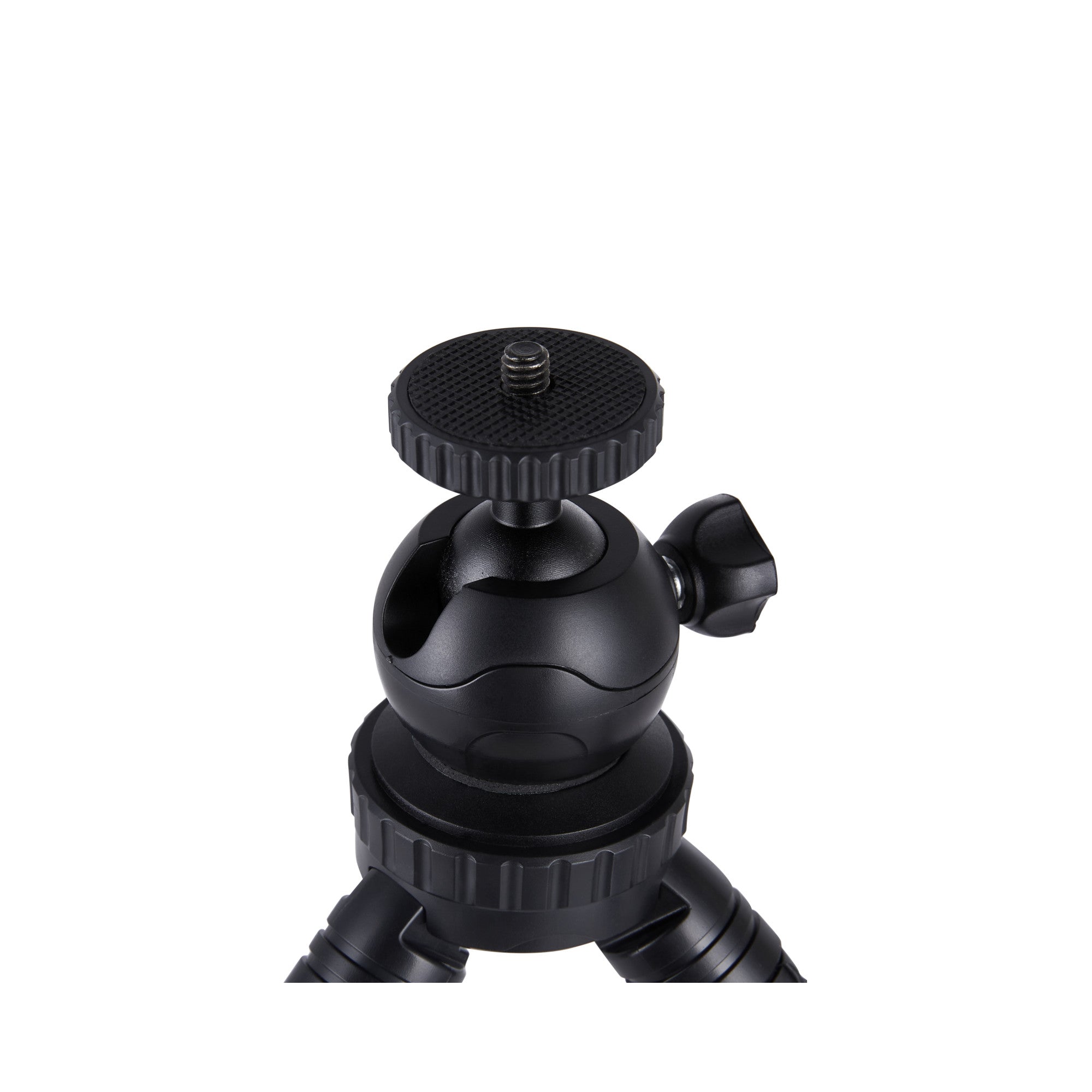 onn Adjustable Mini Tripod Stand for Compact Cameras, GoPro Cameras, and Smartphones