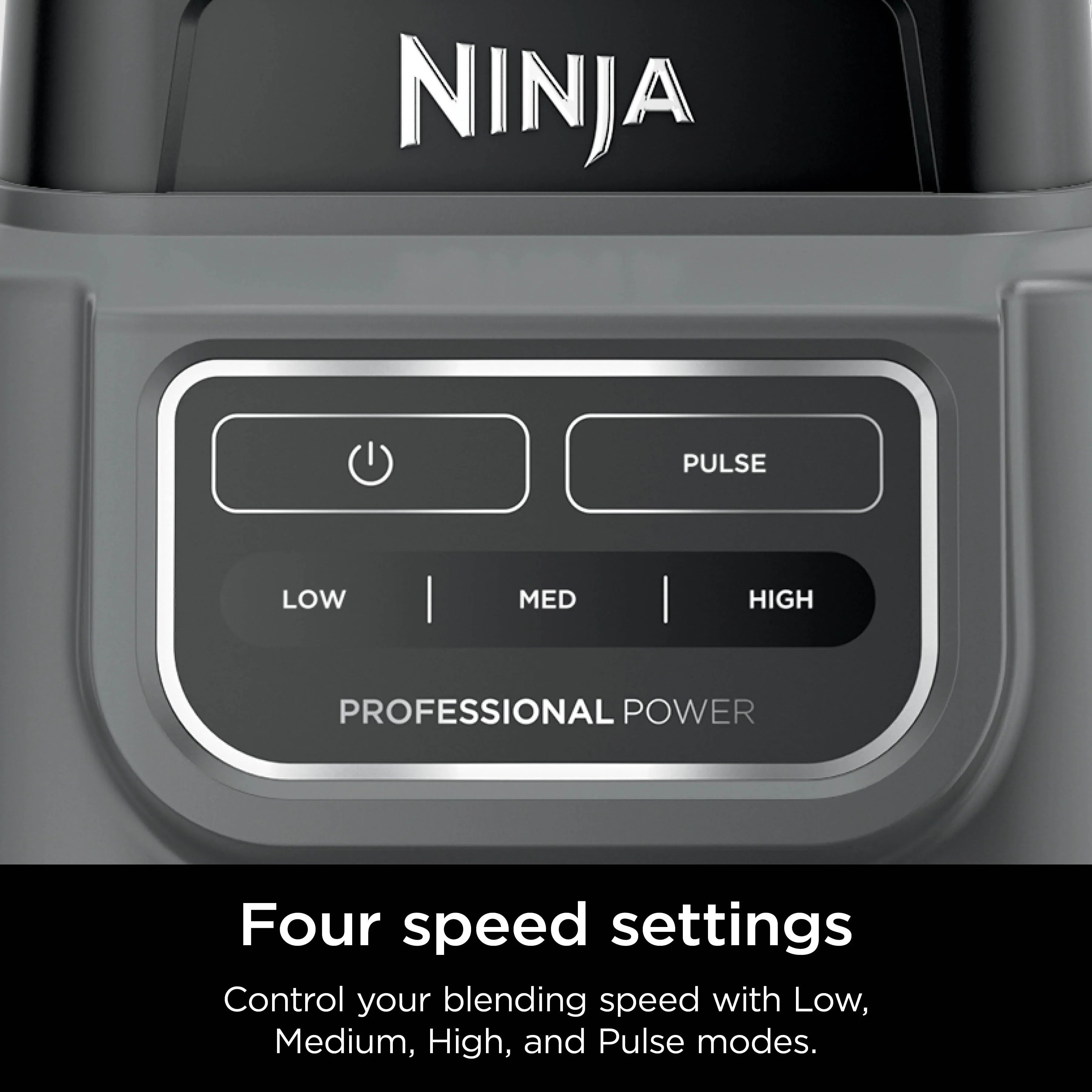 Ninja Classic Blender, 1000 Watts, 3 Speeds, Smoothies, 72 Oz. Pitcher, Total Crushing Blades, Dark Gray BE200 - USA MEGA SHOP