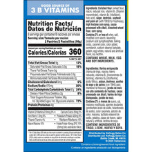 Pop-Tarts toaster pastries box back with Nutrition Facts and ingredients panel