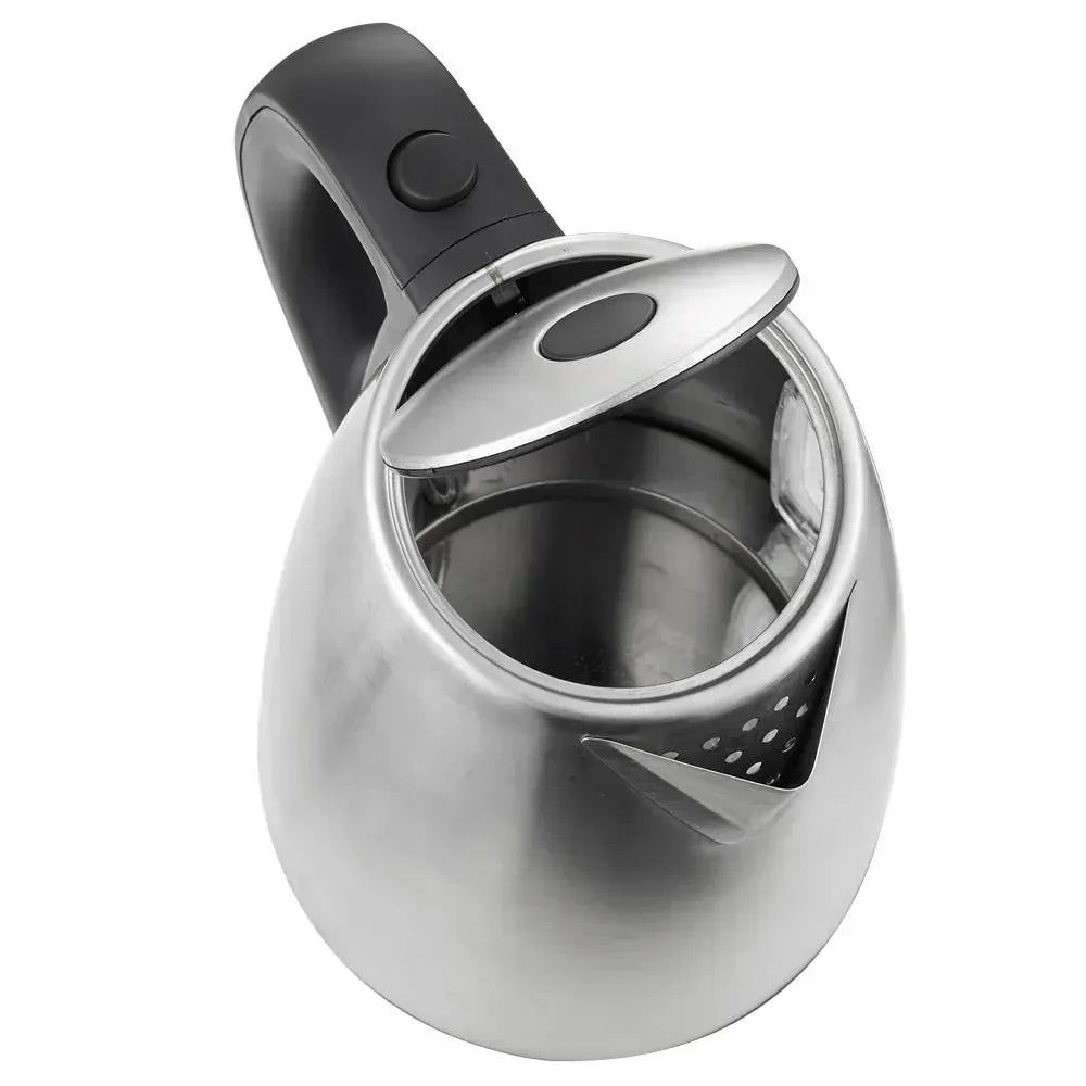 Ktaxon 1500W 1.5L Stainless Steel Electric Kettle with Water Window, Silver