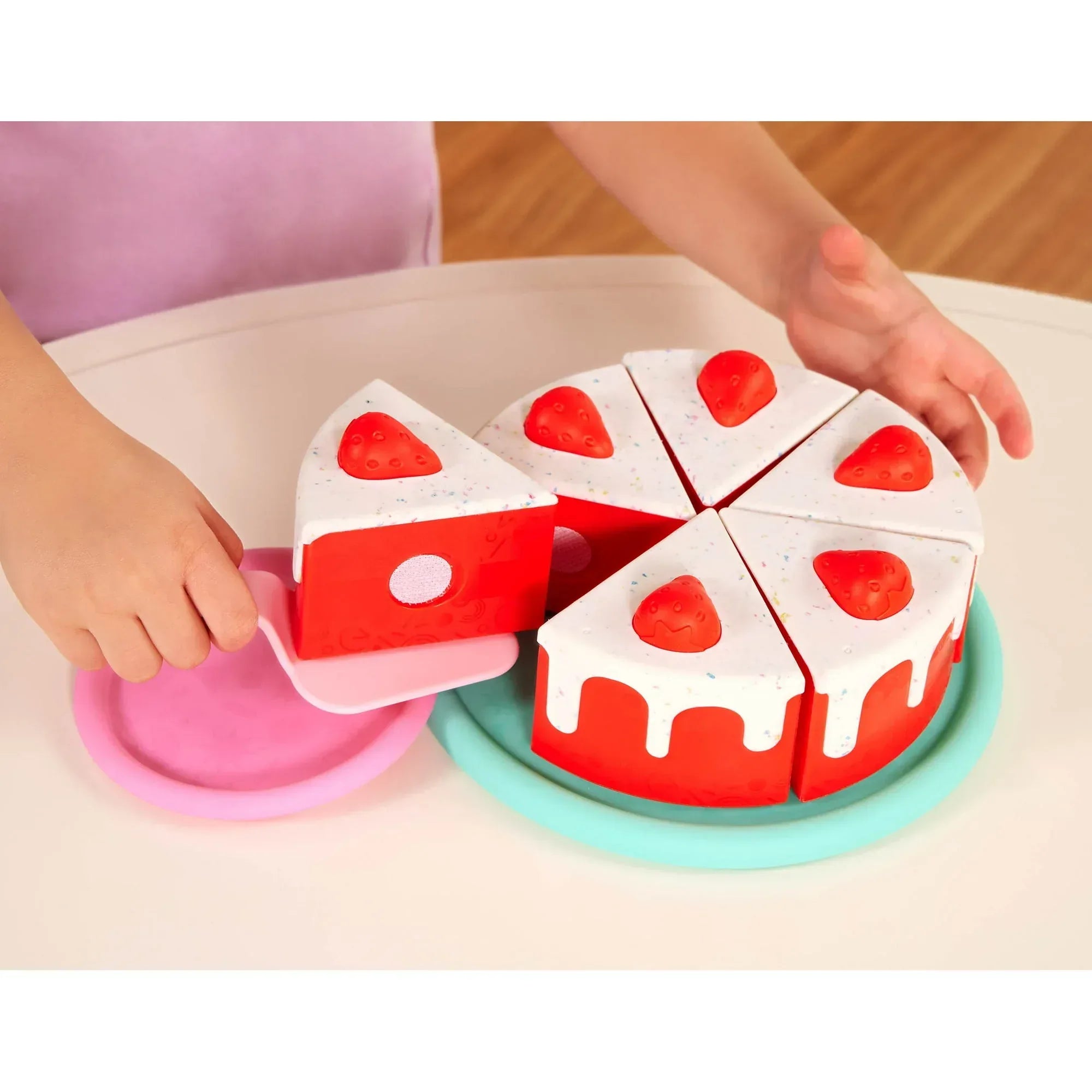 Battat Sweet Treats Pop-Up Shop Fabric Tent 25-Piece Dessert Set, Toddler and Preschool Toys